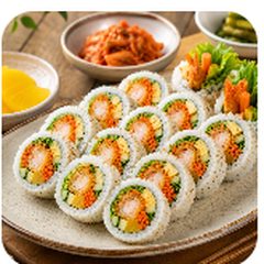 새우롤김밥